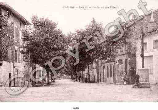 Ville de LEZATSURLEZE Carte postale ancienne