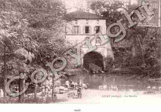 Ville de LEZATSURLEZE Carte postale ancienne