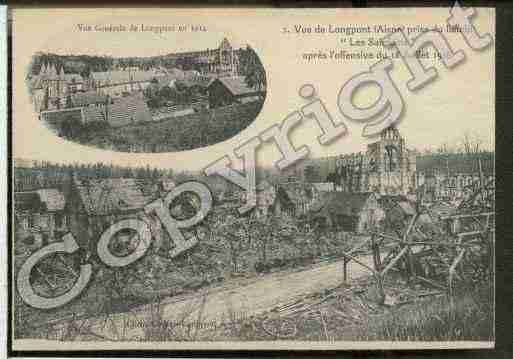 Ville de LONGPONT Carte postale ancienne