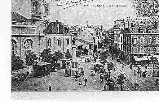 Ville de LORIENT Carte postale ancienne