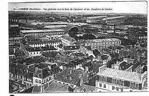 Ville de LORIENT Carte postale ancienne