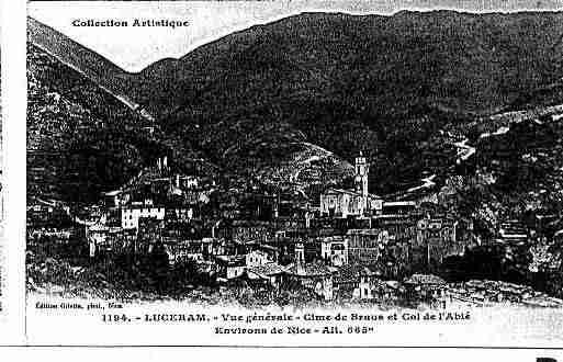 Ville de LUCERAM Carte postale ancienne