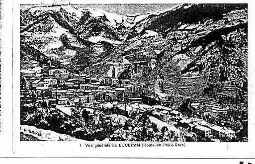 Ville de LUCERAM Carte postale ancienne