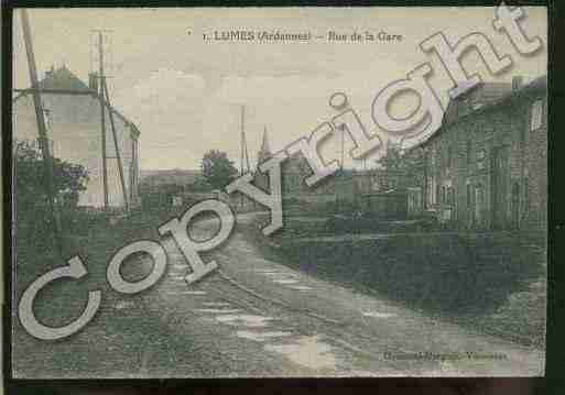 Ville de LUMES Carte postale ancienne