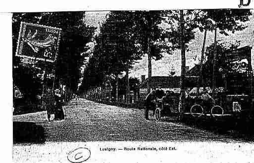 Ville de LUSIGNYSURBARSE Carte postale ancienne