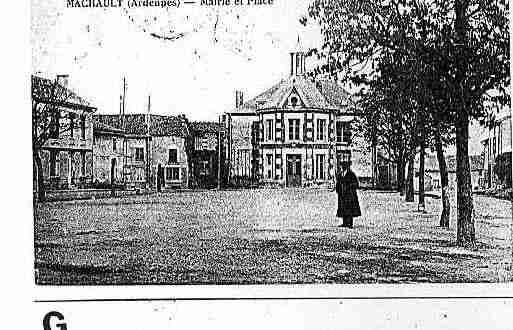 Ville de MACHAULT Carte postale ancienne