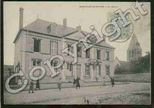 Ville de MARCILLYLEHAYER Carte postale ancienne