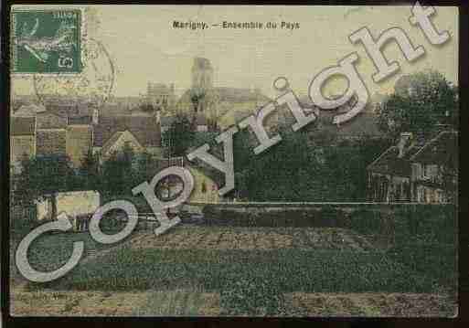 Ville de MARIGNYENORXOIS Carte postale ancienne