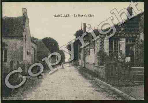 Ville de MAROLLESSOUSLIGNIERES Carte postale ancienne