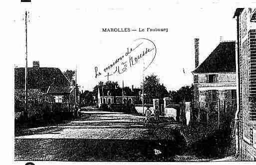 Ville de MAROLLESSOUSLIGNIERES Carte postale ancienne