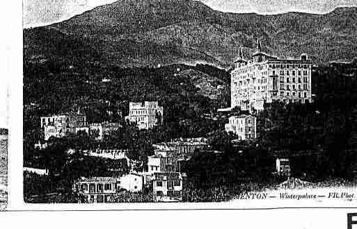 Ville de MENTON Carte postale ancienne