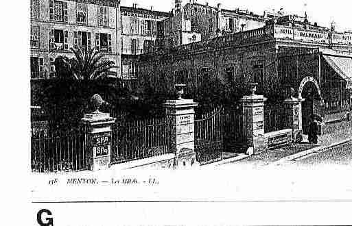 Ville de MENTON Carte postale ancienne