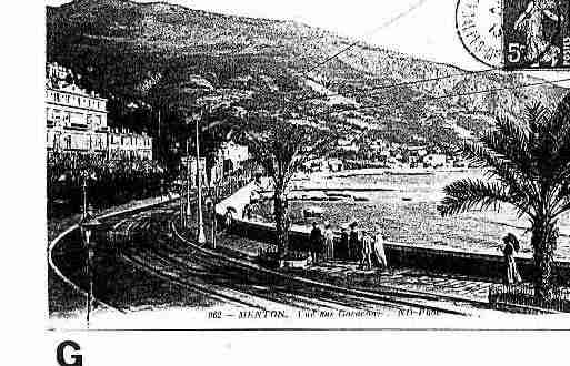 Ville de MENTON Carte postale ancienne