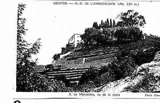 Ville de MENTON Carte postale ancienne