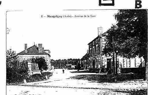 Ville de MESGRIGNY Carte postale ancienne