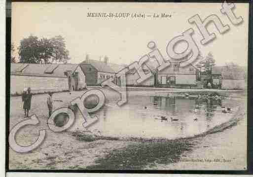 Ville de MESNILSAINTLOUP Carte postale ancienne