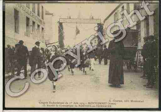 Ville de MONTCORNET Carte postale ancienne