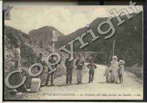 Ville de MONTGENEVRE Carte postale ancienne