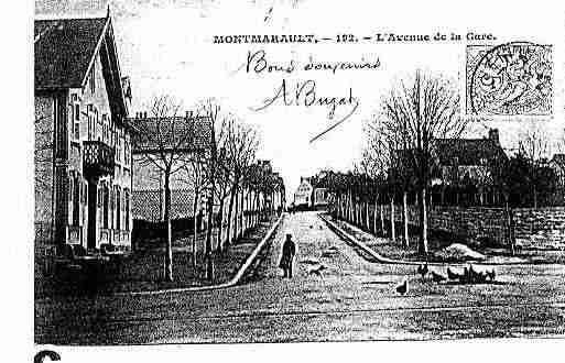 Ville de MONTMARAULT Carte postale ancienne