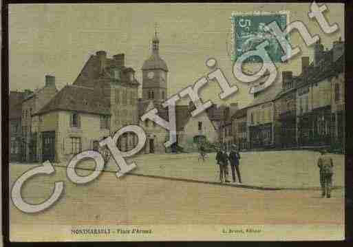 Ville de MONTMARAULT Carte postale ancienne