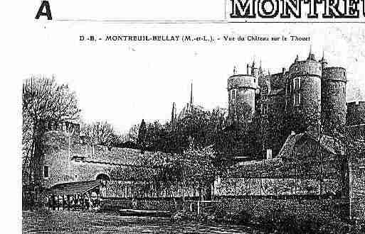 Ville de MONTREUILBELLAY Carte postale ancienne