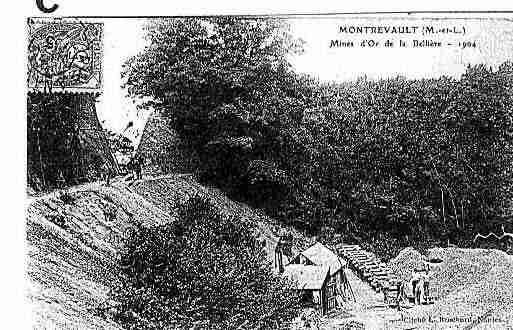 Ville de MONTREVAULT Carte postale ancienne