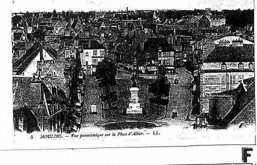 Ville de MOULINS Carte postale ancienne