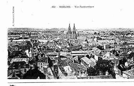 Ville de MOULINS Carte postale ancienne