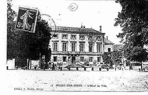 Ville de MUSSYSURSEINE Carte postale ancienne