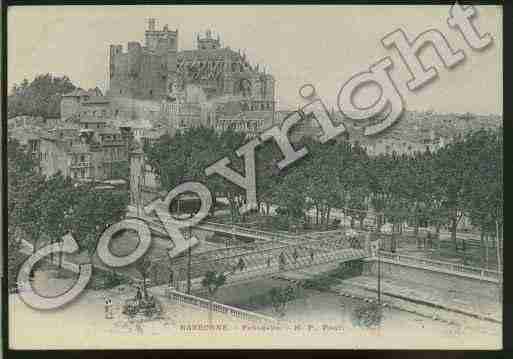 Ville de NARBONNE Carte postale ancienne