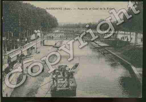 Ville de NARBONNE Carte postale ancienne