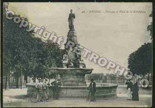 Ville de NEVERS Carte postale ancienne