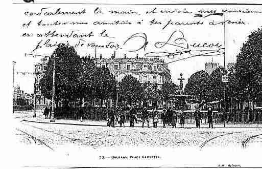 Ville de ORLEANS Carte postale ancienne