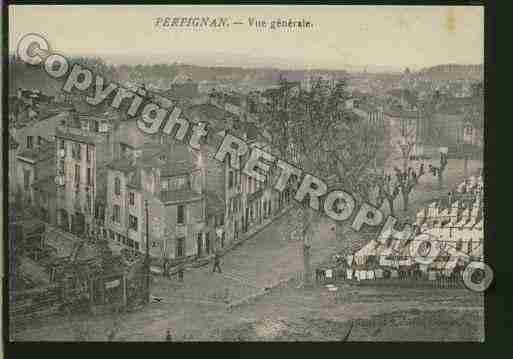 Ville de PERPIGNAN Carte postale ancienne