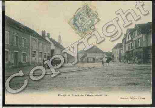 Ville de PINEY Carte postale ancienne