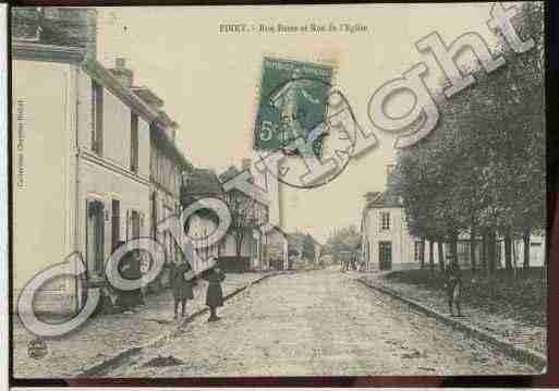 Ville de PINEY Carte postale ancienne