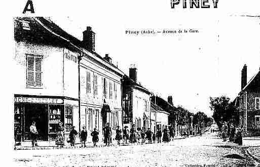 Ville de PINEY Carte postale ancienne