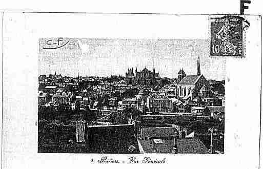 Ville de POITIERS Carte postale ancienne