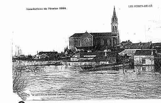 Ville de PONTSDECE(LES) Carte postale ancienne