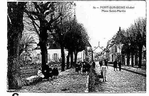 Ville de PONTSURSEINE Carte postale ancienne