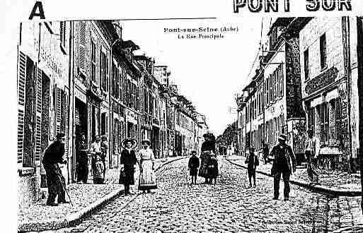 Ville de PONTSURSEINE Carte postale ancienne