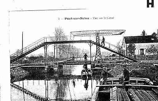 Ville de PONTSURSEINE Carte postale ancienne