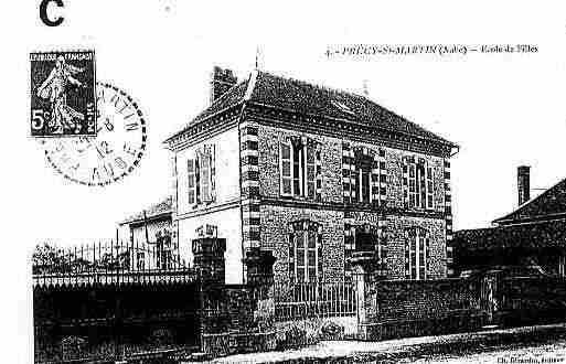 Ville de PRECYSAINTMARTIN Carte postale ancienne