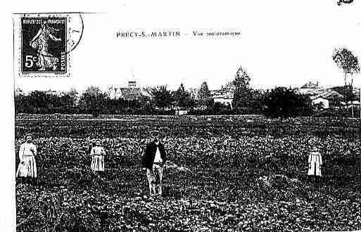 Ville de PRECYSAINTMARTIN Carte postale ancienne