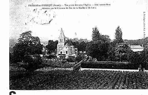 Ville de PRESLESETTHIERNY Carte postale ancienne