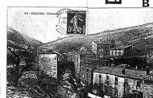 Ville de PRIVAS Carte postale ancienne