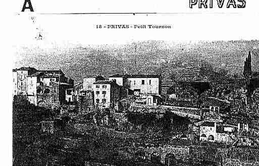 Ville de PRIVAS Carte postale ancienne