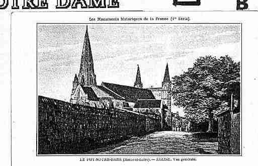 Ville de PUYNOTREDAME(LE) Carte postale ancienne