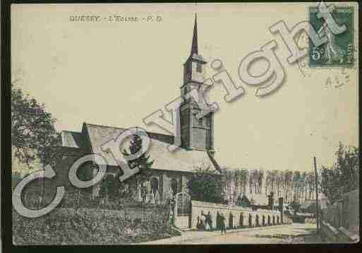 Ville de QUESSY Carte postale ancienne