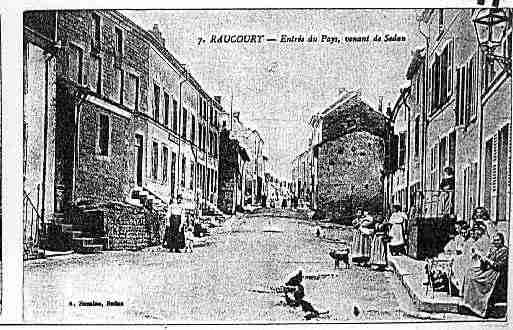 Ville de RAUCOURTETFLABA Carte postale ancienne